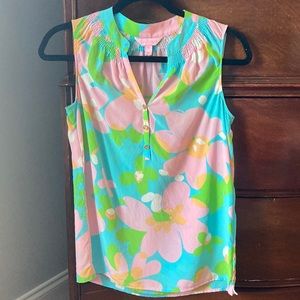 Lilly Pulitzer silk top